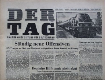 Volkswagen "Der Tag" Society-Magazine 1950 with VW Story (9234)